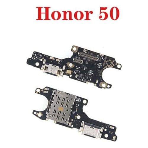 For Honor 50 USB Charger Charging Port Ribbon Flex Cable USB Dock Connector Board