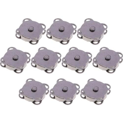 10 Sets 14mm 18mm Magnetic Snap Fastener Clasps Buttons for Handbag Sewing Craft