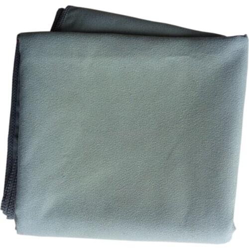 Microfiber suede outdoor towel swimming beach bath compact soft quick dry hotel airplane sports yoga towel with mesh bag