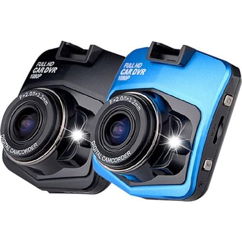 Mini Car DVR Camera HD Recorder Dash Cam with Dual Rear+Front Lens Dashcam Recorder Camcorder,Black