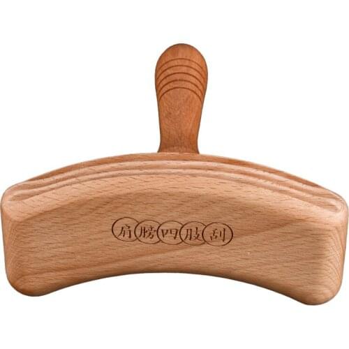 New Wooden Guasha Massage Scraper Pressure Therapy Acupoint Massager Full Body Relax Health Care Handle Massage Scrap Stick