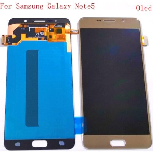 Oled For samsung galaxy note 5 n920 N920t n920i N920g/DS n920G lcd screen digitizer touch glass full set