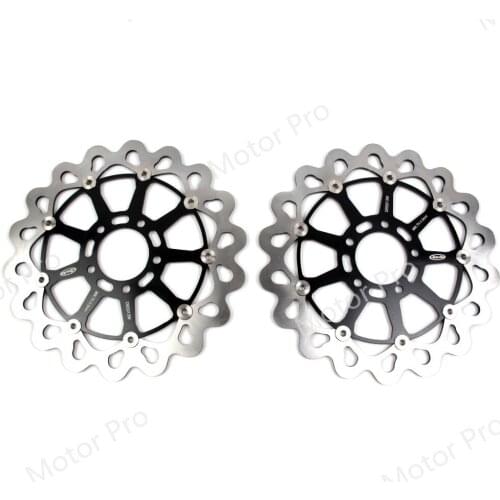 2PCS CNC Floating Disk Brake Rotor Disc For Suzuki GSXR600 GSX-R600 GSX600R 1997 1998 1999 2000 2001 2002 2003 GSXR 600