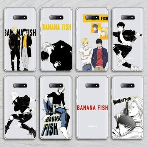 Banana Fish Anime gay love Phone Cases Transparent for Samsung A71 S9 10 20 HUAWEI p30 40 honor 10i 8x xiaomi note 8 Pro 10t 11