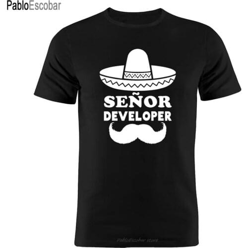 Shubuzhi Cotton Unisex T Shirt Senor Developer Programmer Coder Spanish Funny Minimalist Artwork Gift Tee