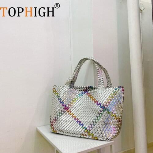 TOPHIGH Womens Shiny Bags