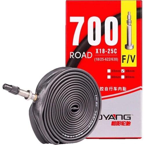 Road Bike Inner Tube French Valve Bicycle Tire Road Bike Cycle Butyl Rubber 700x23c 25 28 38 43 FV Tyre Inner Tube