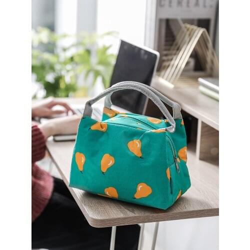 Japanese-Style Lunch Waterproof Lunch Bag Handbag Storage Lunch Box Bag Insulation Cooler Bag