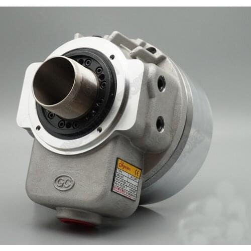 High Speed Hollow Rotating Oil Cylinder Rotary 52mm Hole Match 8" 10" 3 Jaw Hydraulic Chuck BK-1552 For CNC Lathe CE