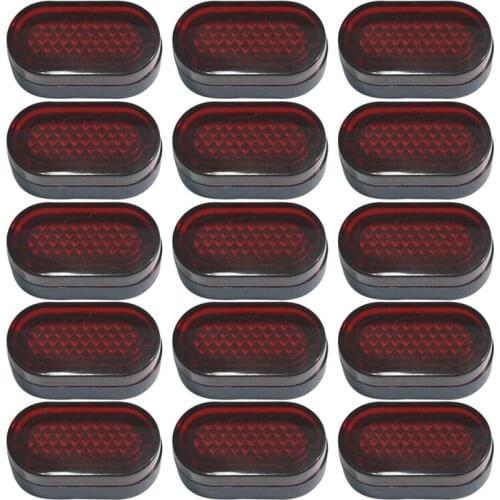 Quality 15Pcs Electric Scooter Tail Lights Led Rear Fender Lampshade Brake Rear Lamp Shade for Xiaomi M365 Scooter Skateboard