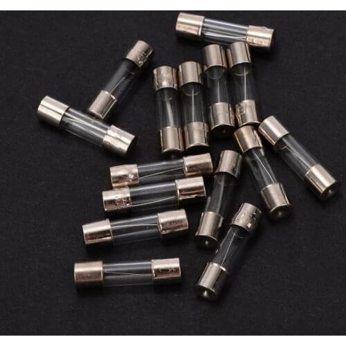 150Pcs/Set 5x20mm Quick Blow Glass Tube Fuse Assorted Fast-Blow Fuses with Plastic Box 0.1A-30A Household Fuses
