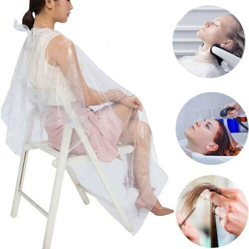 50/100PCS Disposable Hairdressing Capes Hair Cutting Apron Cloth Haircut Cape Adult Salon Barber Gown Hairdresser Stylish Tools