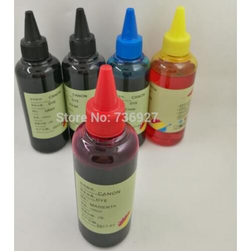 5X 100ml PGI-520 CLI-521 PGI520 CLI521 Refill Dye ink for Canon IP3600 IP3680 IP4600 IP4680 IP4760 MX860 MX868 MP620 printer