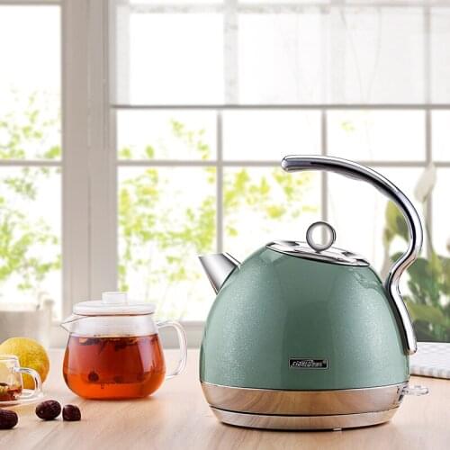 European style domestic electric kettle 1.8L large capacity automatic power off stainless steel kettle