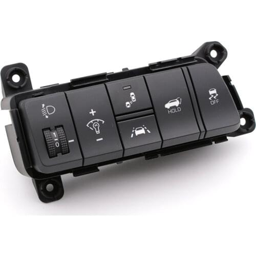 Electric tail door switch trunk button headlamp height adjustment switch assemble for Hyundai 2019-2020 NEW Tucson