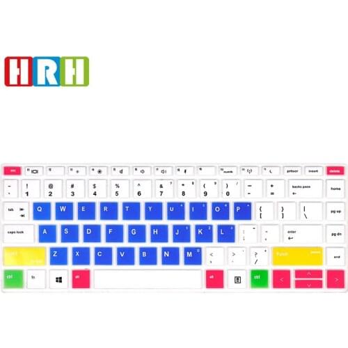 HRH Stylish Design Silicone Keyboard Covers Keypad Skin Protector Protective Film For HP War 66(14inch)