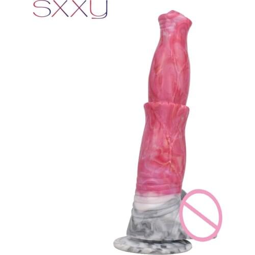SXXY Pegasus Horse Penis with Suction Cup for Women Vagina Masturbate Gory Fantasy Animal Dildo Exotic Sex Toys for Couples