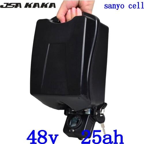 48V Lithium Battery 48V 25AH Electric Bike Battery500W 750W 1000W 48V 20AH 21AH 25AH 28AH 30AH 31AH Ebike Battery use sanyo cell