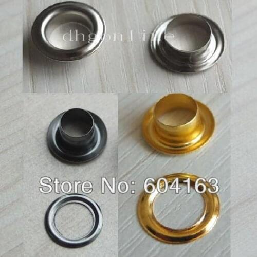 Lot 250 Grommet Eyelets Canvas Clothes Leather Self Backing 2/8" 6mm MIX Choice