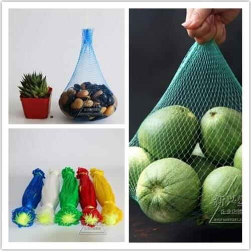 Reusable Food Bags Market Knitted Nylon Bagged Corn Cabbage Network Storage Fruit, Vegetable, Egg Organization