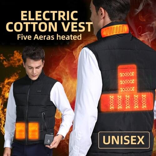 Winter Warm women/men Jacket Heated Vest USB heizbare weste Electric Heating Jacket Body Warmer Heating Pad hunting vest Jacket