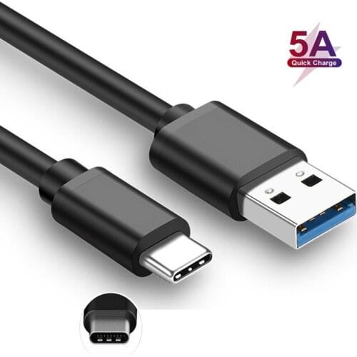 Original Fast Charging 5A Cable For Xiaomi 10 9 lite Pro Poco F2 X2 1.5m 2M USB Type C Data Sync Cable For Redmi 10X K40 K30 8A