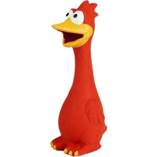 Rubber Chicken Toy Large Squeeze Chicken Prank Novelty Screaming Rubber Chickens For Kids Squawking Loud Sound Noise Making