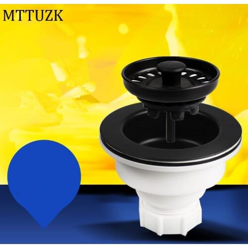 MTTUZK Luxury drain valve for sink and tubs Bathtub drain valve Kitchen sink filter drain
