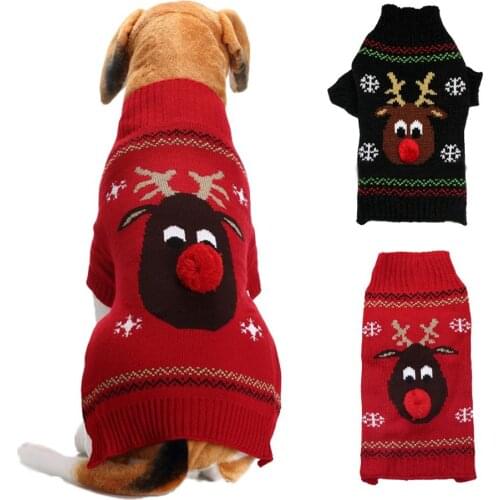 Small, medium and large dog sweater Christmas pet clothes dogs clothes Dog sweater