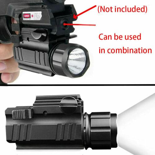 Tactics LED Flashlights HQ Strobe Light 20mm Picatinny Weaver Rail Mount For Rifle Pistol Shotgun Hunting Shooting