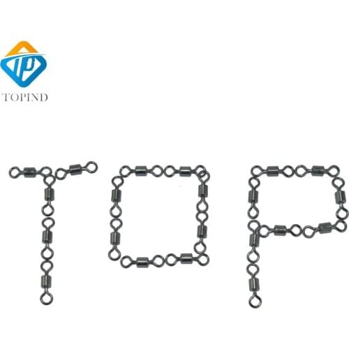 Top quality Rolling Swivel carp sea pike fishing swivel with high quality1/0