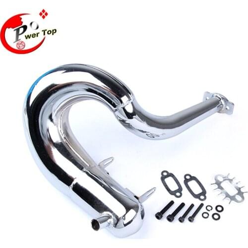 FVITEU Silence Tune Pipe Exhaust fits 1/5 hpi baja 5b parts rovan