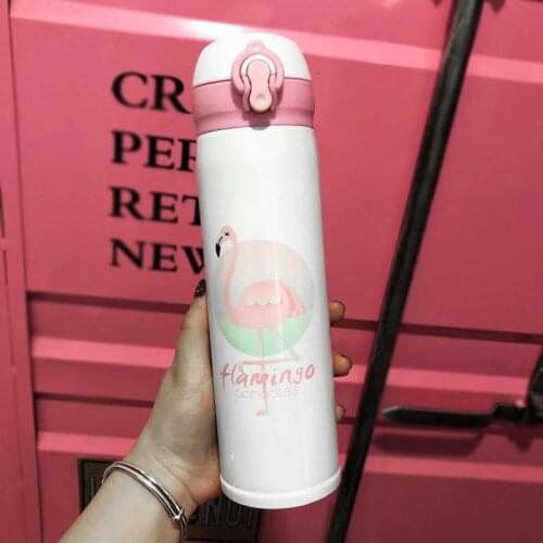 Botella termo portátil de alta calidad para niña/niño botella de agua de acero inoxidable frascos de vacío taza aislada de alta