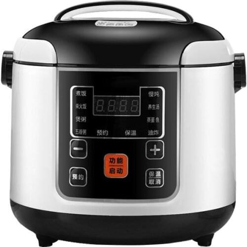 12V24V110V220V mini rice cooker car truck home cooking machine food steamer electric heating lunch box meal heater insulation 2L