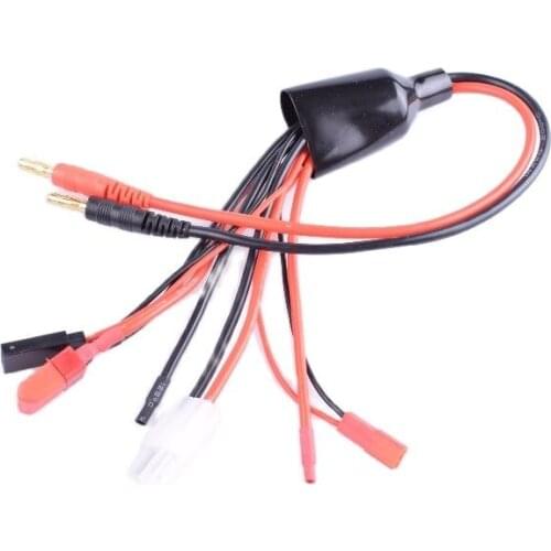 5in 1 new RC Lipo Battery Multi Charger Plug Adapter Converter Charging Cable for rc car and plane accessories