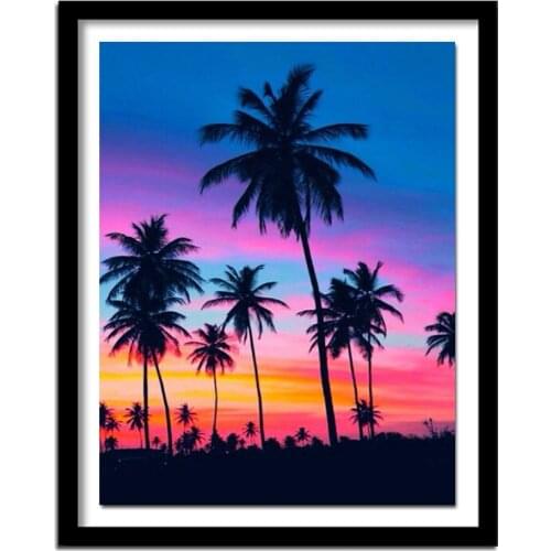 Diamond Embroidery Landscape Full Square/Round Drill Diamond Painting Summer 3D Cross Stitch Decoration Home DIY