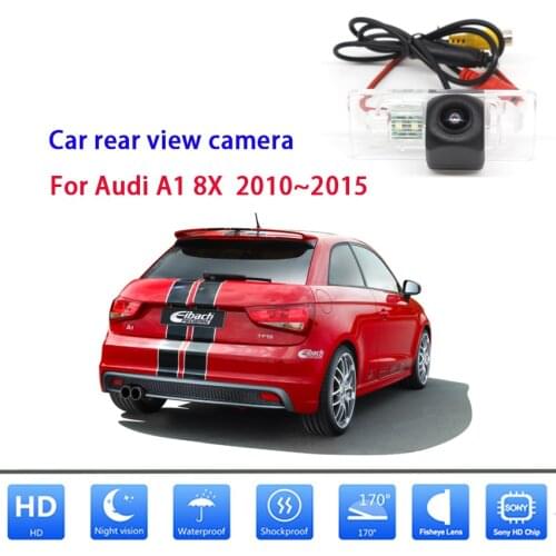 Car Reversing Parking Camera For HD Night Vision Backup Camera For Audi A1 8X 2010~2015 Waterproof high quality RCA