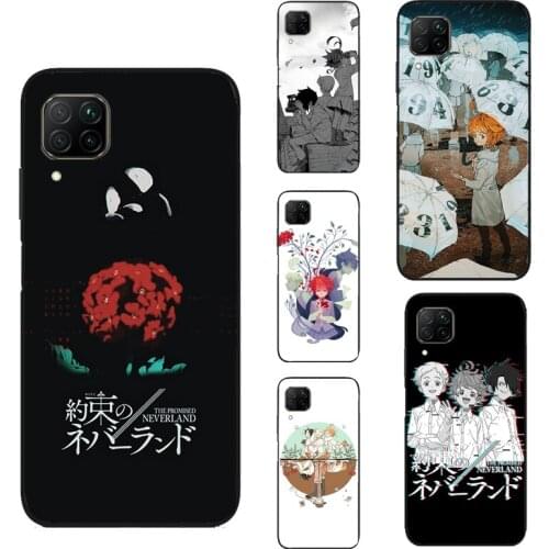 Anime The Promised Neverland For Huawei P30 P20 P40 Lite Nova 5T P Smart 2021 Case For Honor 20 Pro 9S 8X 9X 10X Lite