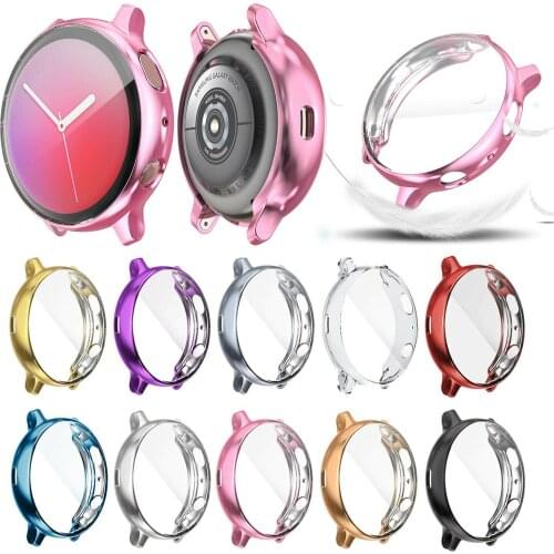For Samsung Galaxy Watch Active 2 44mm 40mm Case Full Screen Protective Cover Galaxy Active2 R830 R820 Shell