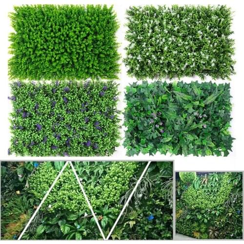 Imitation Plant Wall Decoration Artificial Plant Lawn Grass Fake Flower Garden Home Wedding Decor