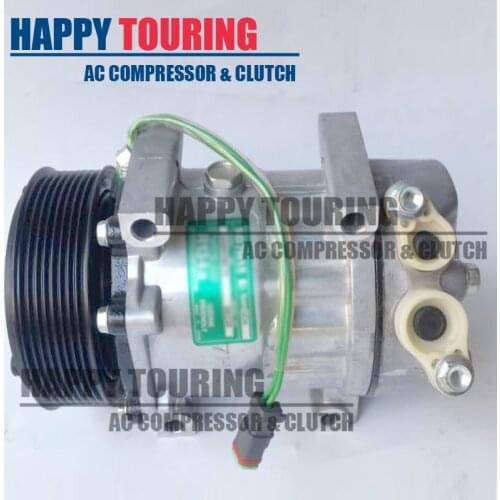 SD7H15 SD709 709 A/C AC Compressor For Scania Truck 1412263 1888034 1376998 10575186 7847 8067 7889 6024 7980 24V 8PK