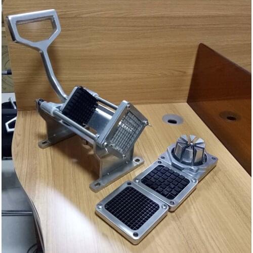 Kitchen Tools Stainless Steel Manual French Cutters Potato Cutter Fruit Vegetable Slicer French Fry Chopper Tool With 4 Blades