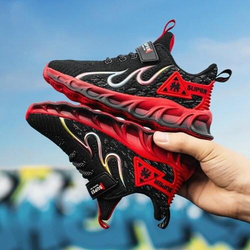 Fashion Kid Running Sneakers Summer Children Casual Shoes Lightweight Boys Designer Sport Shoes Breathable Mesh Tenis Sneakers