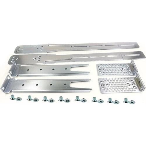 A Set 4PT-KIT-T2= 19" Rack Mount Kit Rail Ears Brackets Compatible with Cisco Catalyst 9300, 9200 Series