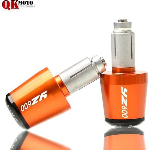 New Motorcycle handlebar grips handle bar ends 7/8"22mm hand cap For YAMAHA YZ600 1986 1987 1988 Customized YZ600
