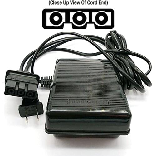 Sewing Machine Foot Control Pedal+Cord Brother XL3010,XL3025,XL3030,XL3200,XL3510,XL5011,XL5012