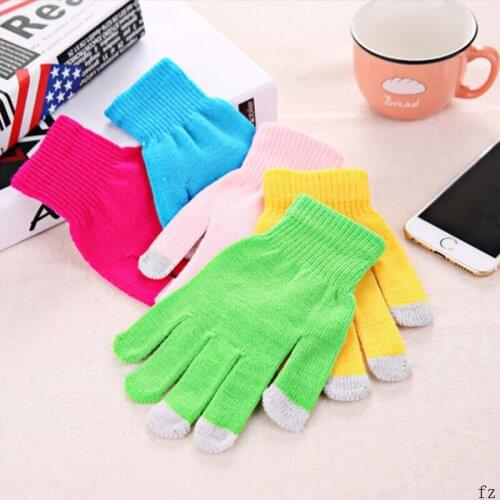 50 Pairs Touch Screen Gloves Winter Warm Capacitive Knit Gloves Hand Warmer for Touch Screen Smart Phone