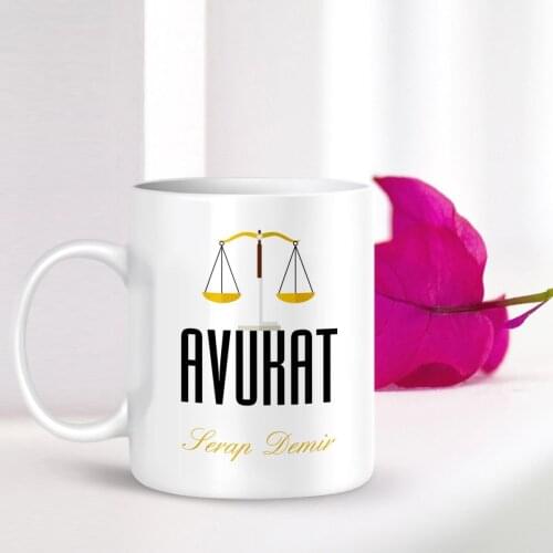 Personalized Professional Lawyer White Mug Cup-001