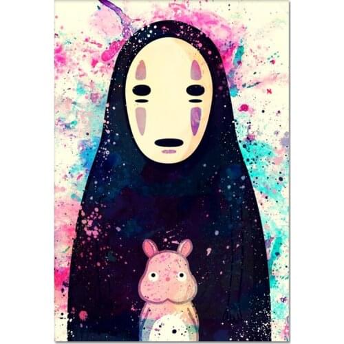 New Arrival Custom Spirited Away Poster Home Decoration Fashion Silk Fabric Wall Poster Customize Poster 30X45cm27X40cm