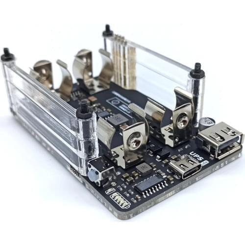 New UPS 18650 Lite UPS Power HAT Board With Battery Electricity Detection For Raspberry Pi 4B 3B+ 3B